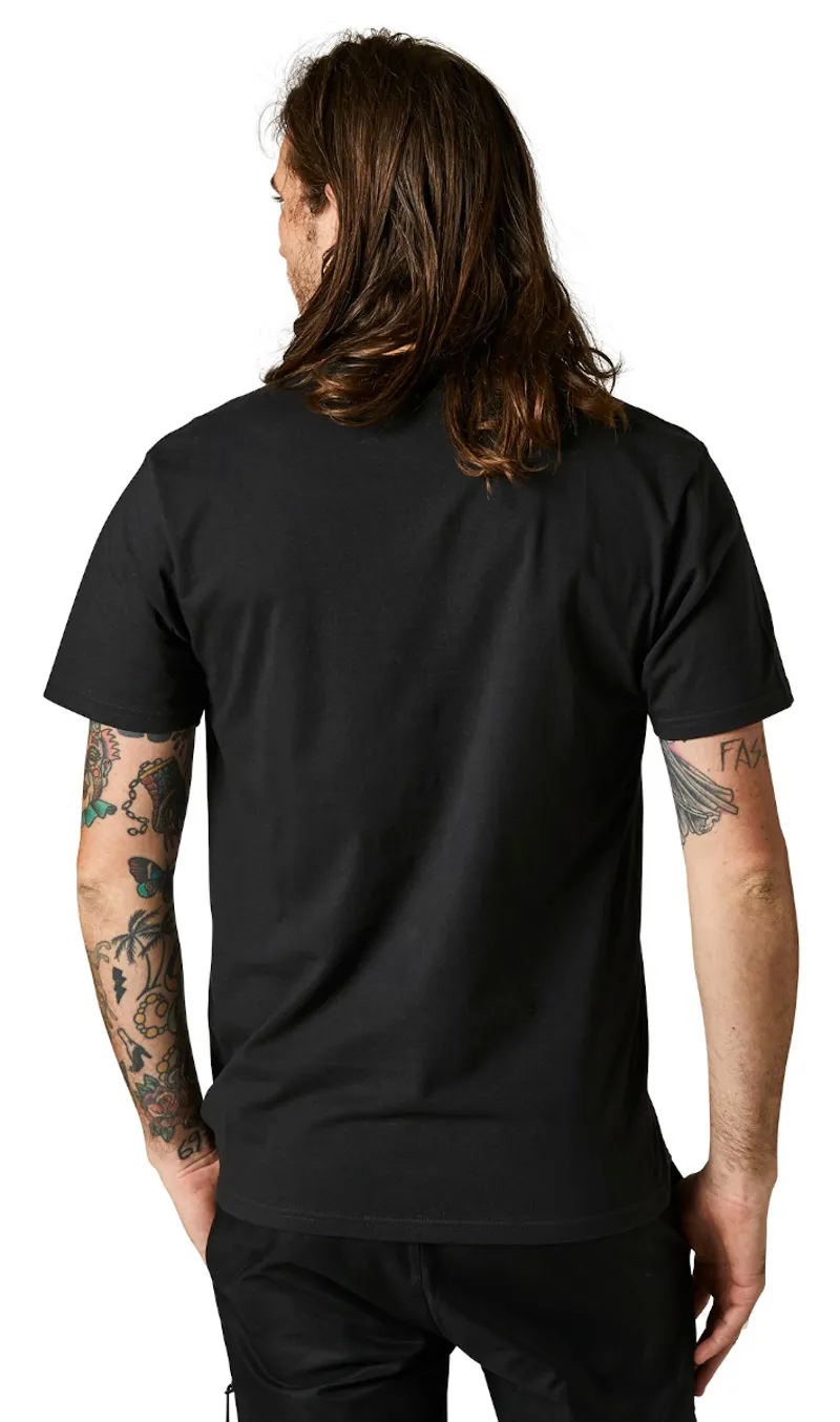 Fox Pushin Dirt SS Premium Tee Black-2