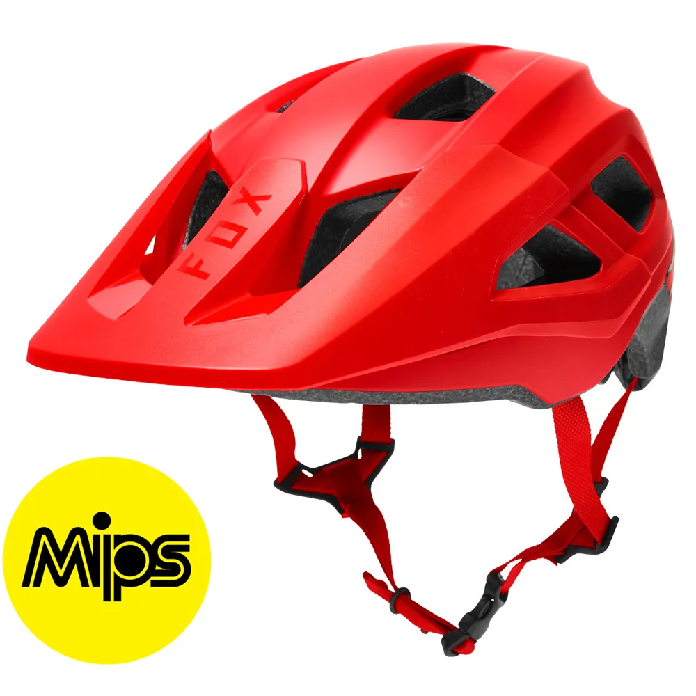 Image of Fox Mainframe MIPS MTB Helmet Fluorescent Red