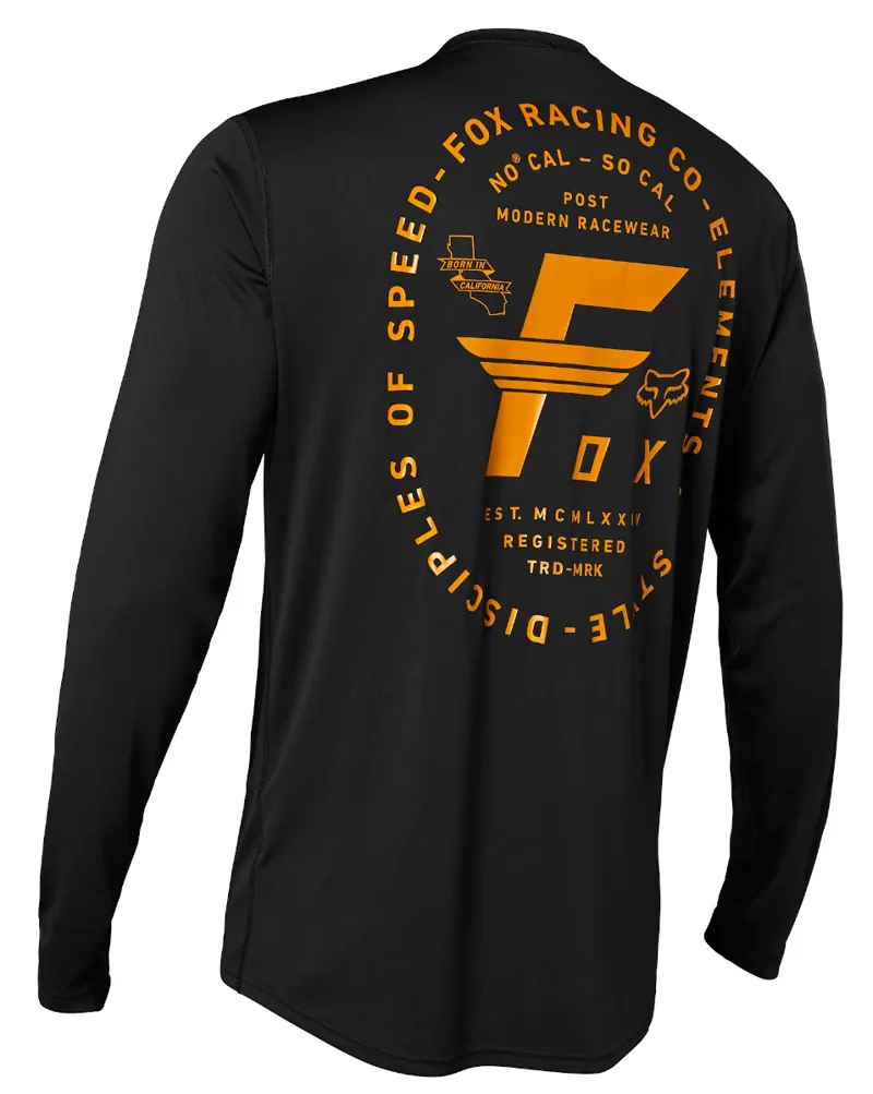 Fox Ranger Big F LS MTB Jersey Black-1