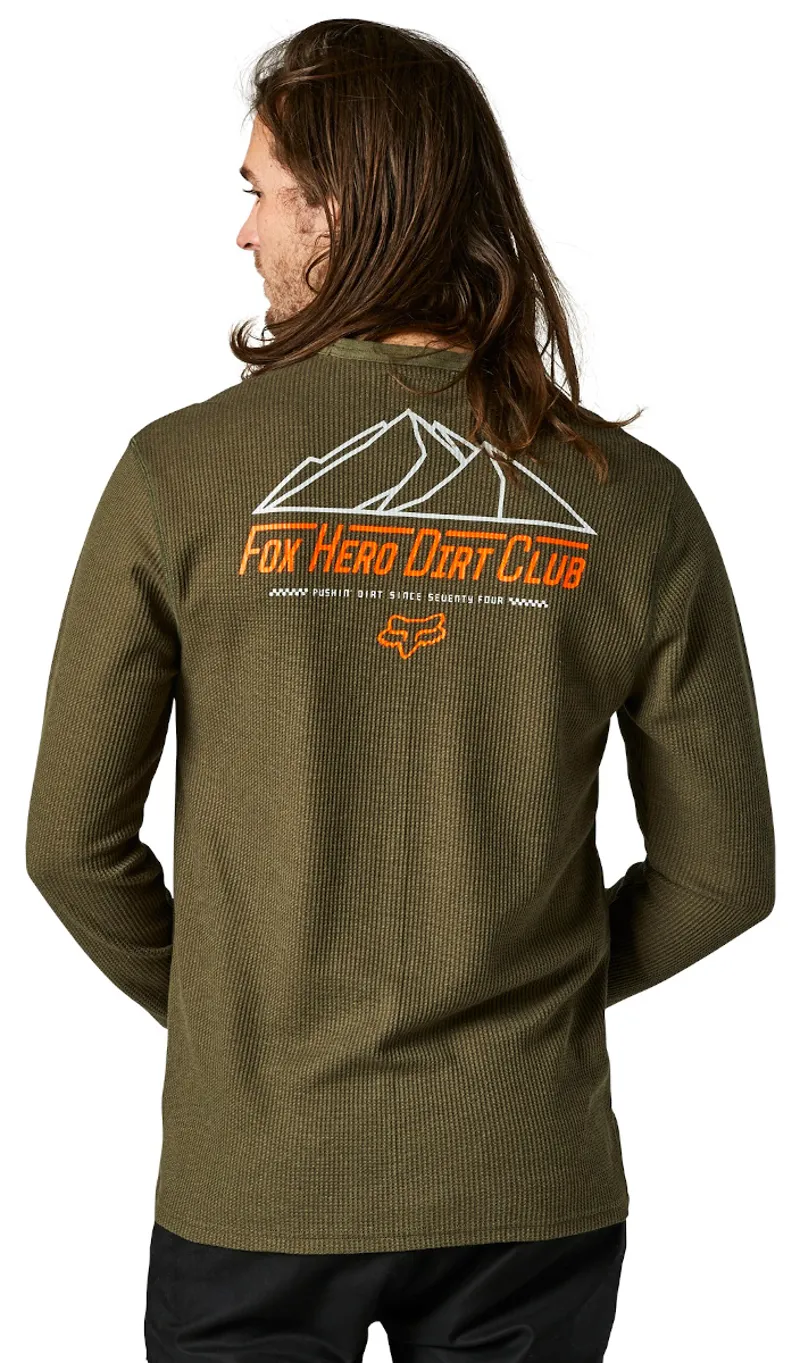 Fox Hero Dirt Thermal LS Pullover Fatigue Green-2