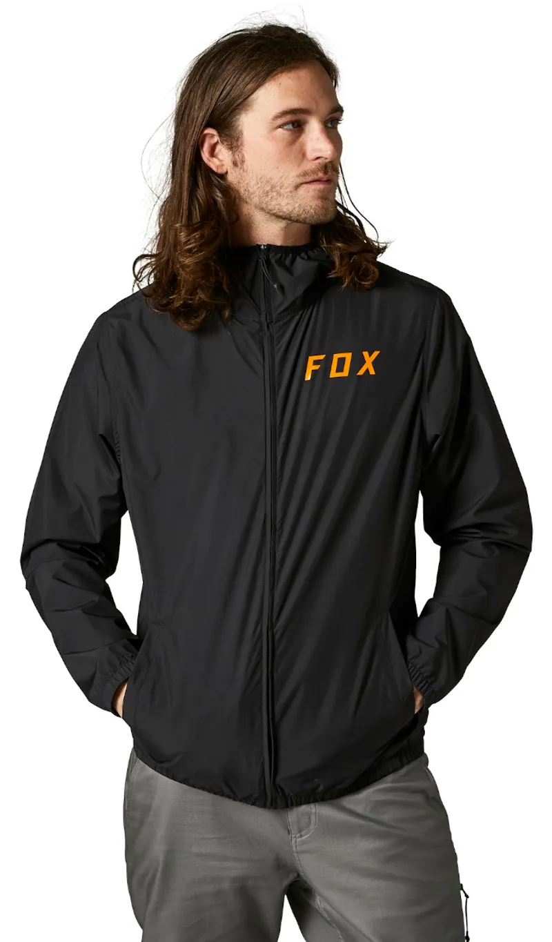 Fox Clean Up Windbreaker Jacket Black-1