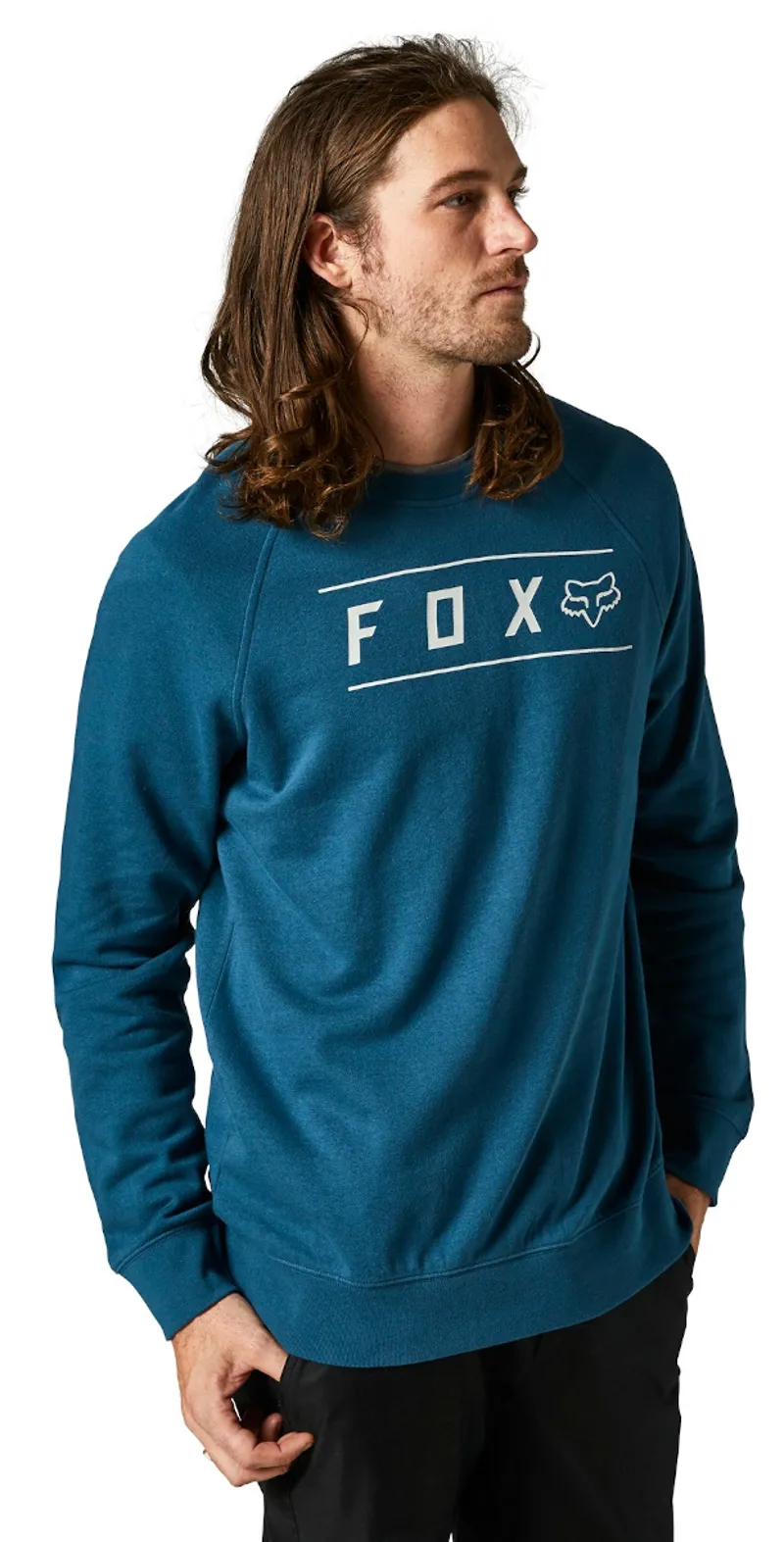 Fox Pinnacle LS Crew Fleece Pullover Dark Indigo-1