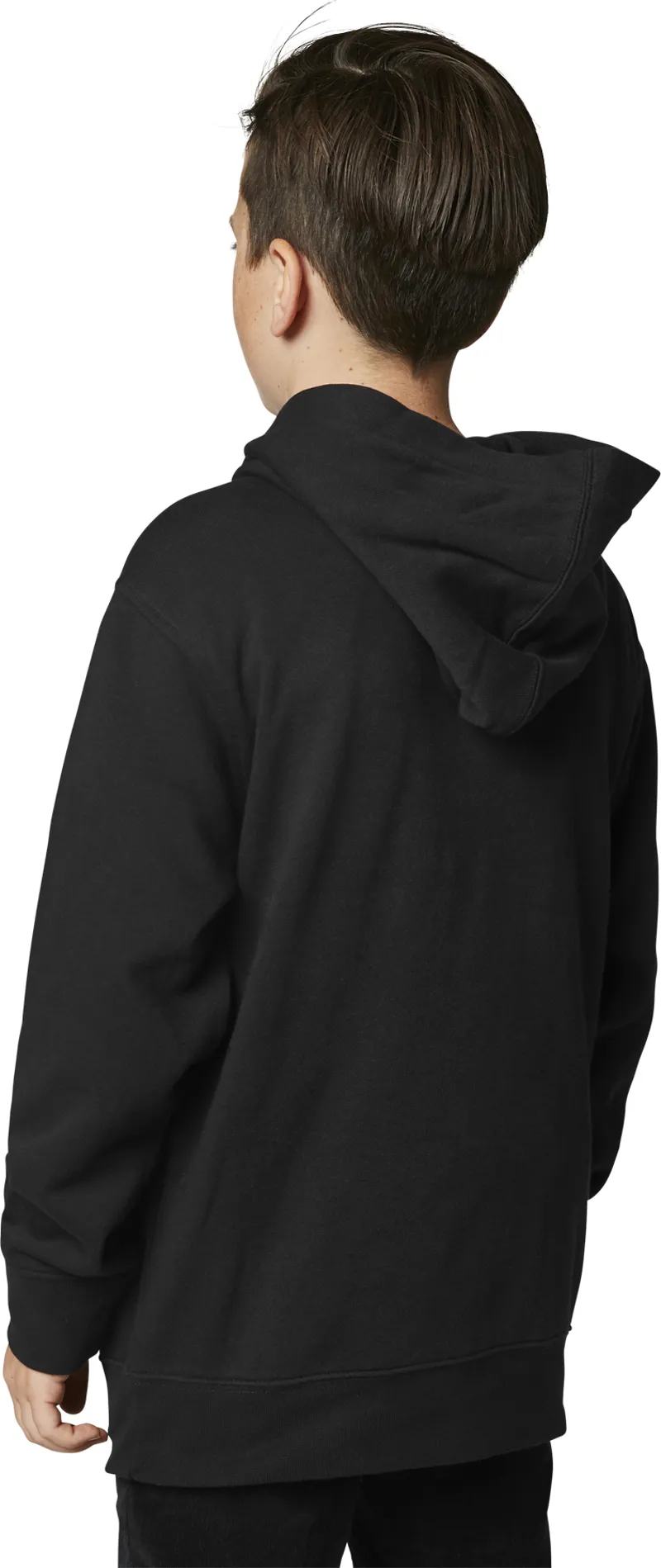 Fox Youth Pinnacle Pullover Fleece Black/White-1