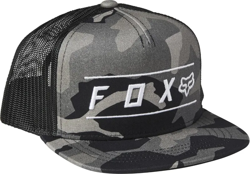 Fox Pinnacle Mesh Snapback Youth Cap OS Black Camo