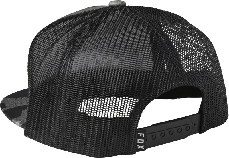 Fox Pinnacle Mesh Snapback Youth Cap OS Black Camo-1