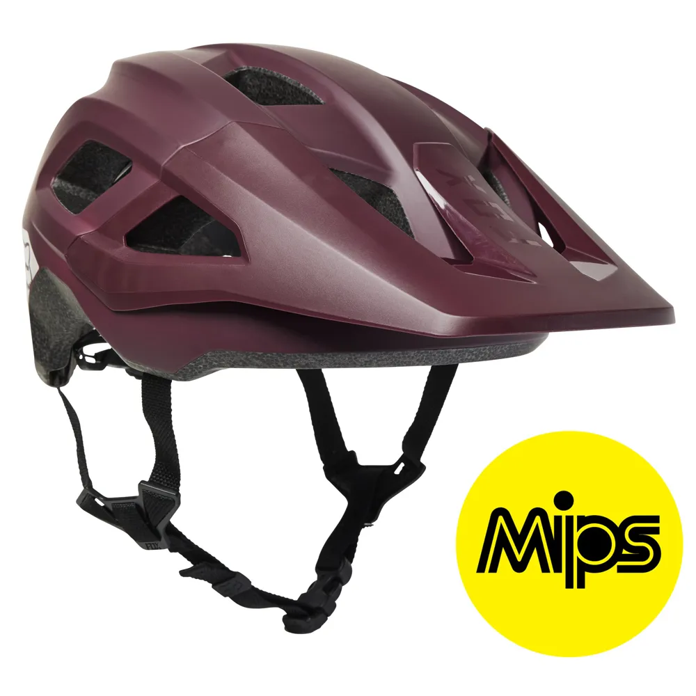 Image of Fox Mainframe Youth MIPS MTB Helmet Dark Maroon