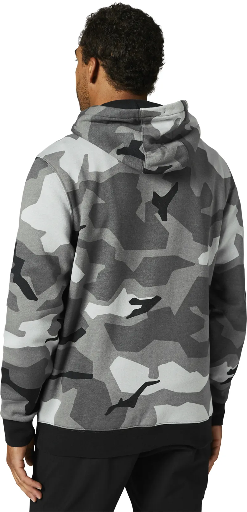 Fox Legacy Foxhead Camo Pullover Fleece Hoodie Black Camo-1