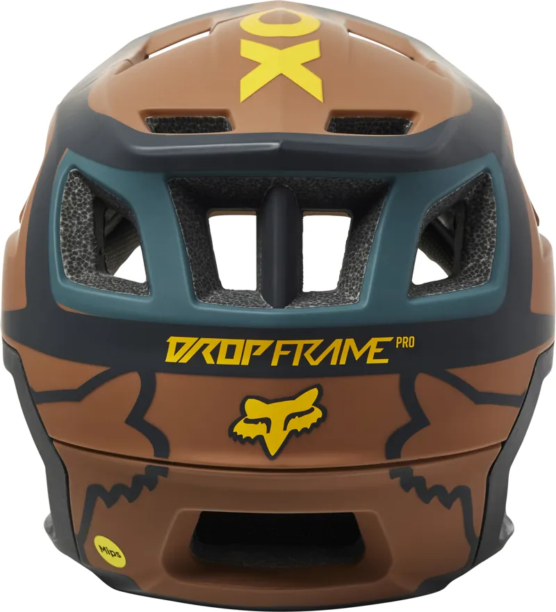Fox Dropframe Pro MIPS MTB Helmet DVIDE Nutmeg-4