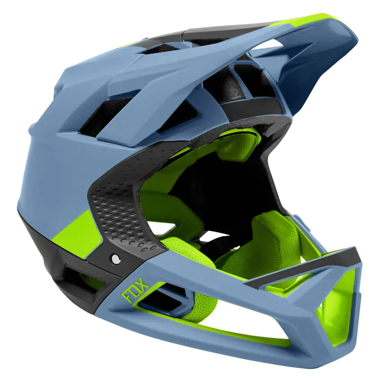 Fox Proframe MIPS FullFace MTB Helmet Blocked Dusty Blue-1