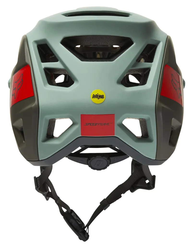 Fox Speedframe Pro MIPS MTB Helmet Blocked Eucalyptus-4