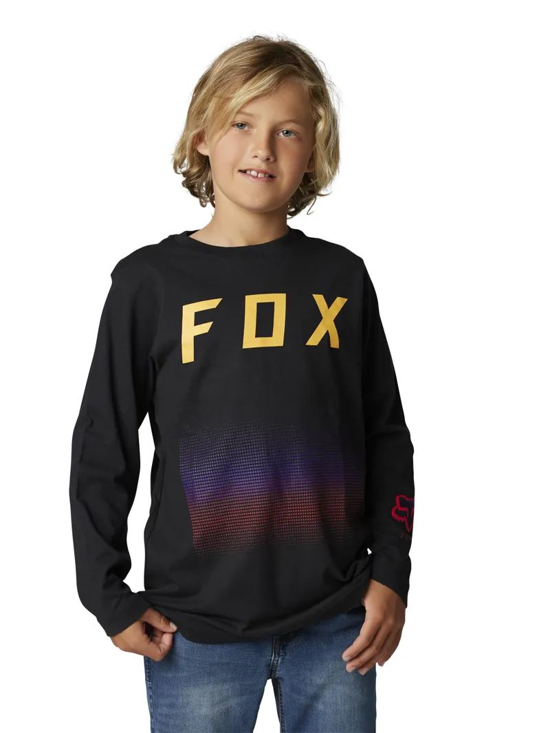 Fox Youth FGMNT LS Tee Black