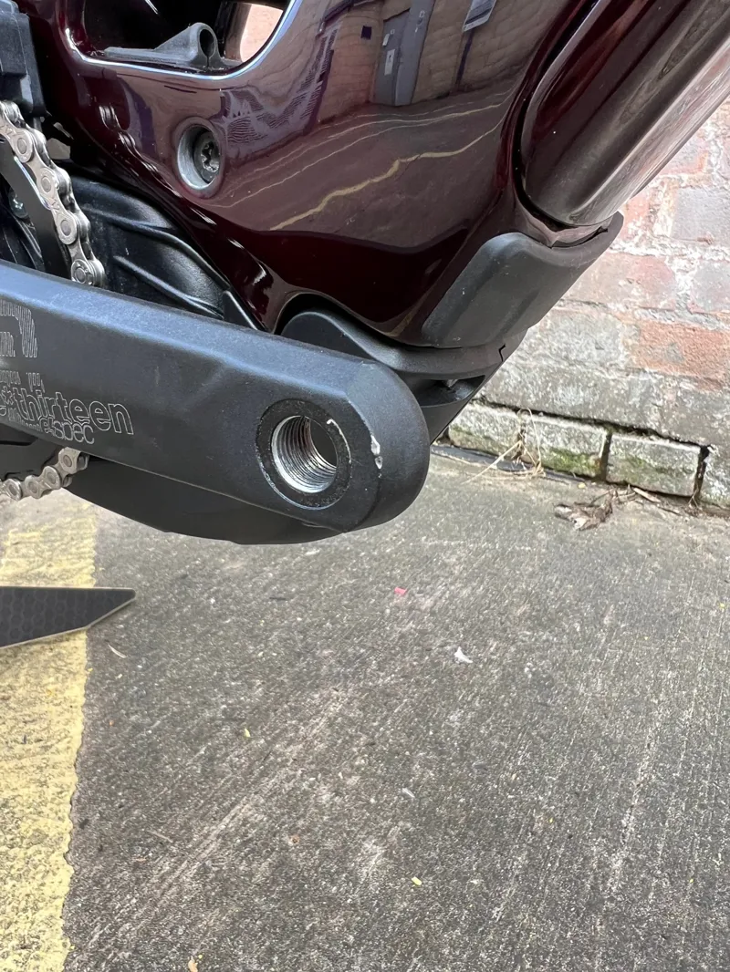 2nd Hand Orbea Wild FS M-Team XL Electric Mountain Bike Red/Carbon-2