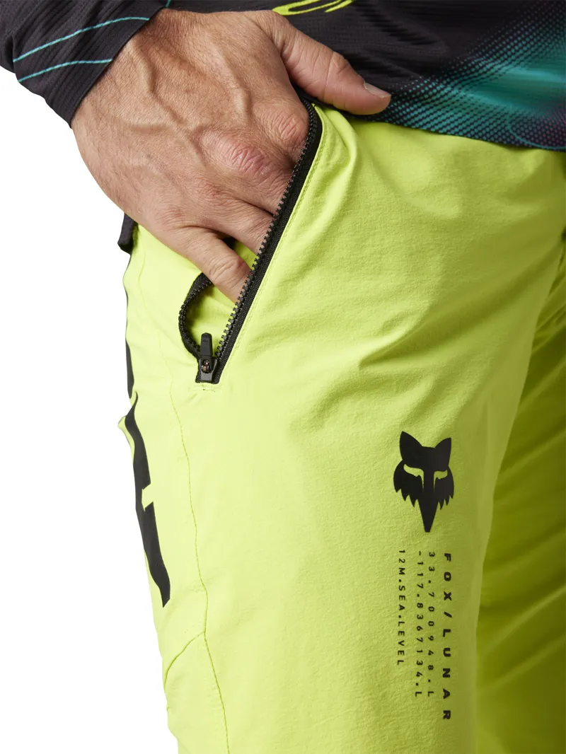 Fox Flexair MTB Pants Lunar Flo Yellow-3