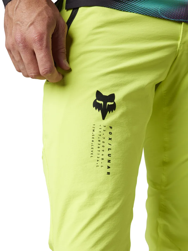 Fox Flexair MTB Pants Lunar Flo Yellow-4