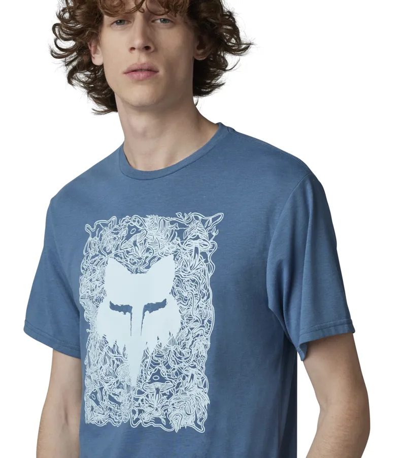 Fox Auxlry SS Tech Tee Dark Slate-2