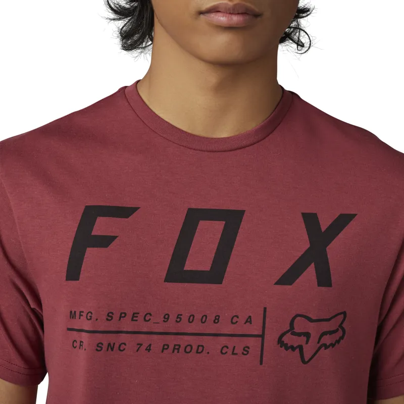 Fox Non Stop SS Tech Tee Scarlet-2