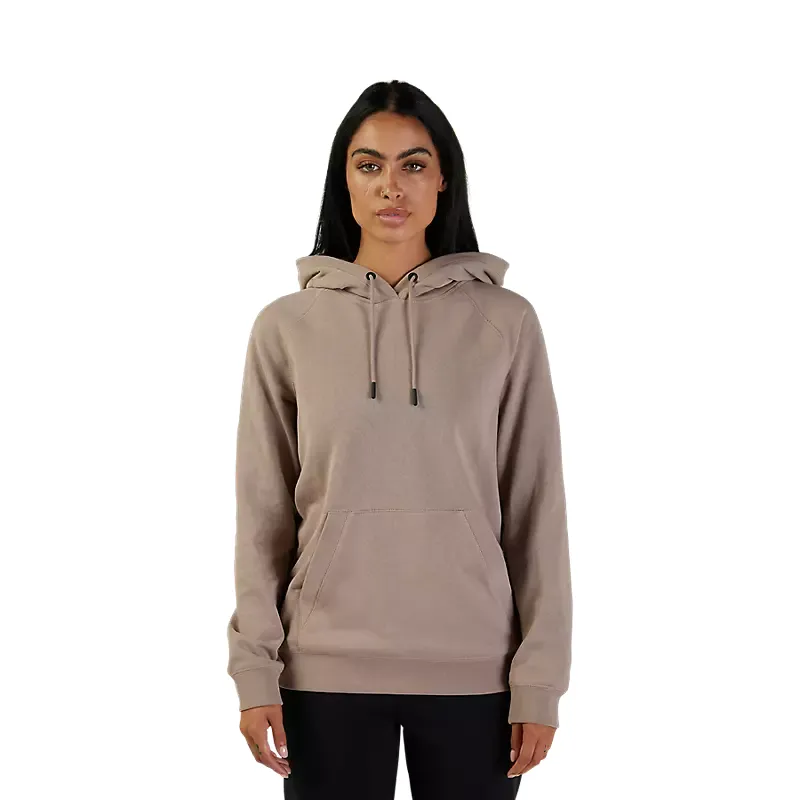 Fox Womens Level Up Pullover Hoodie Taupe-2