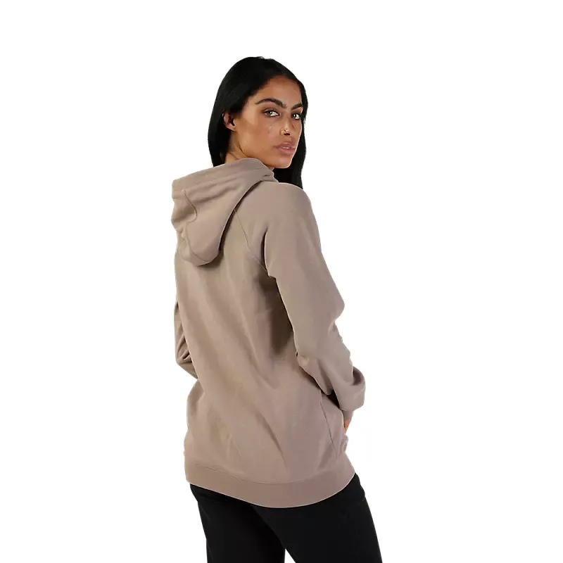 Fox Womens Level Up Pullover Hoodie Taupe-4