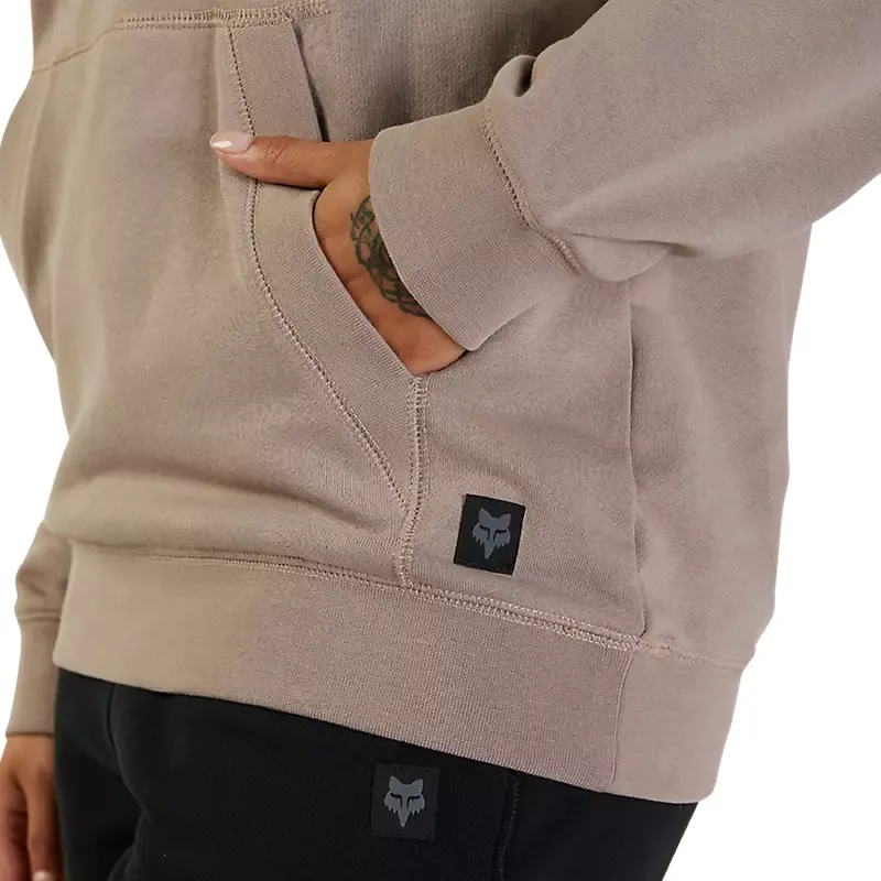 Fox Womens Level Up Pullover Hoodie Taupe-7