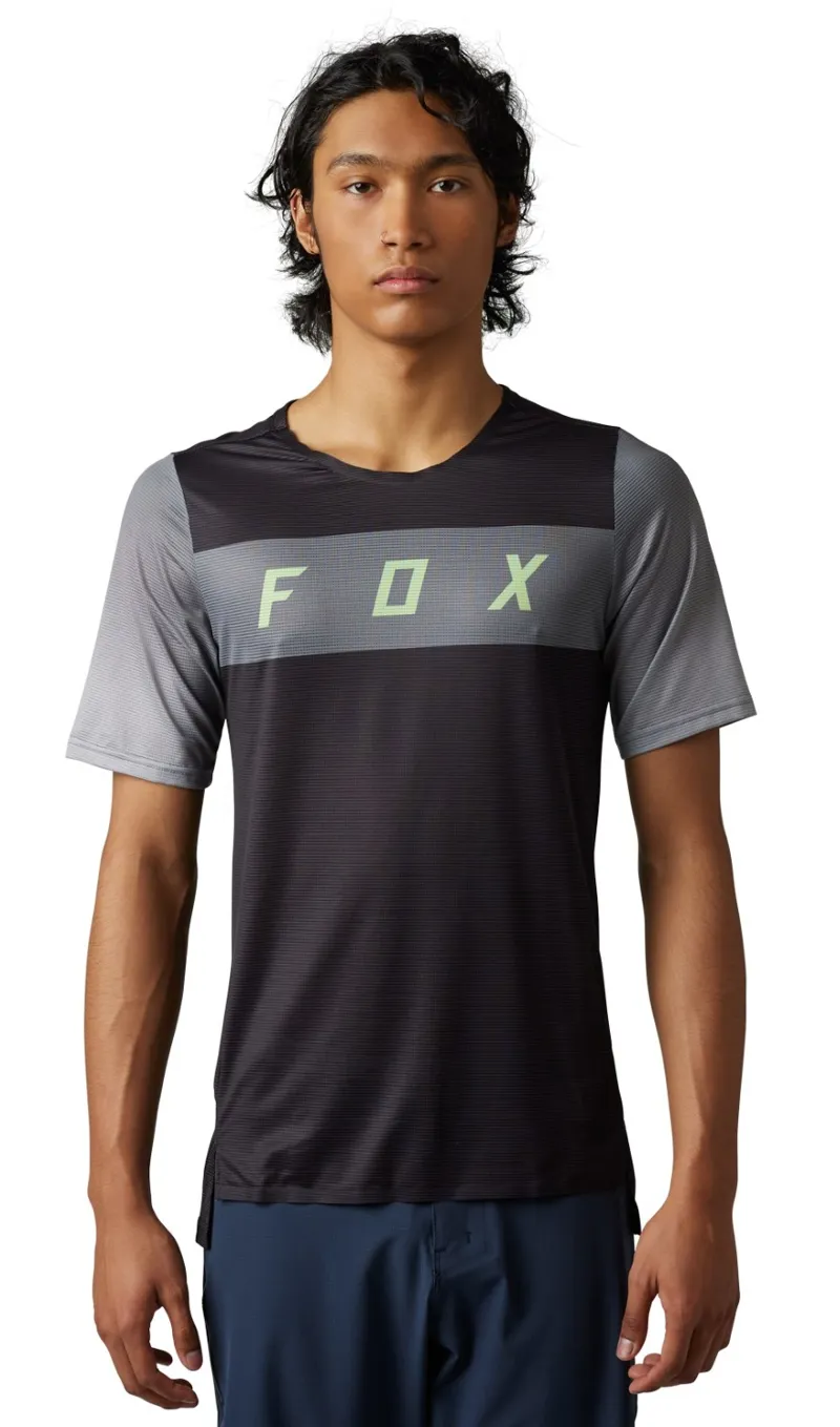 Fox Flexair Arcadia SS MTB Jersey Black-1