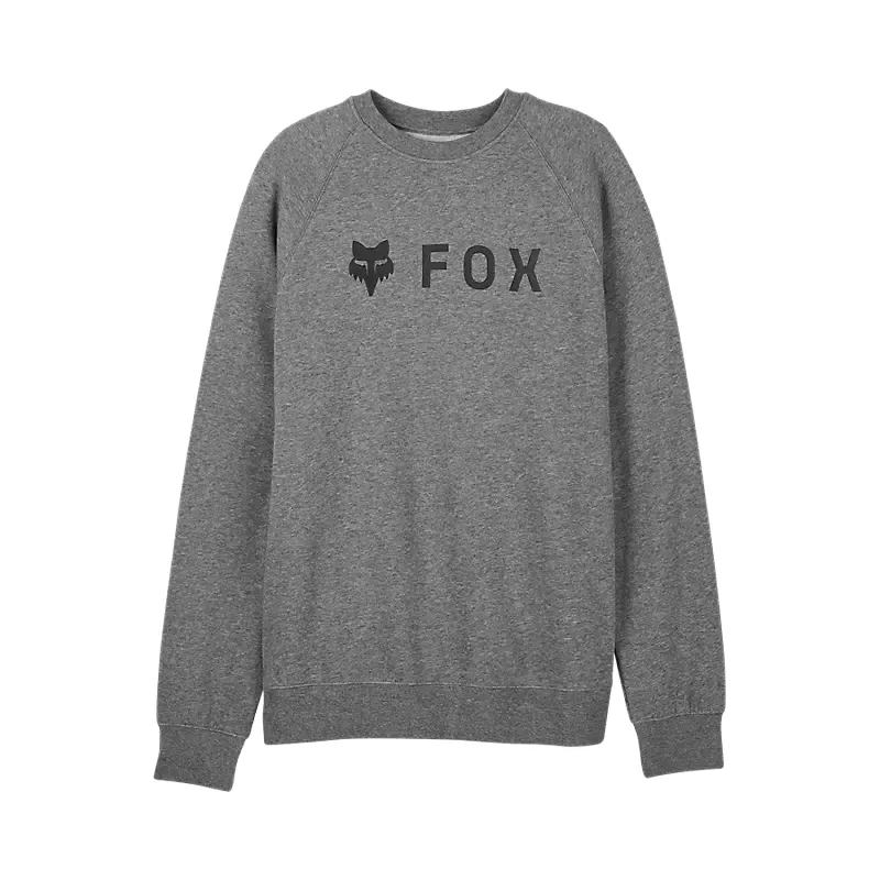 Fox Absolute Crew Fleece Sweatshirt Heather Graphite Grey