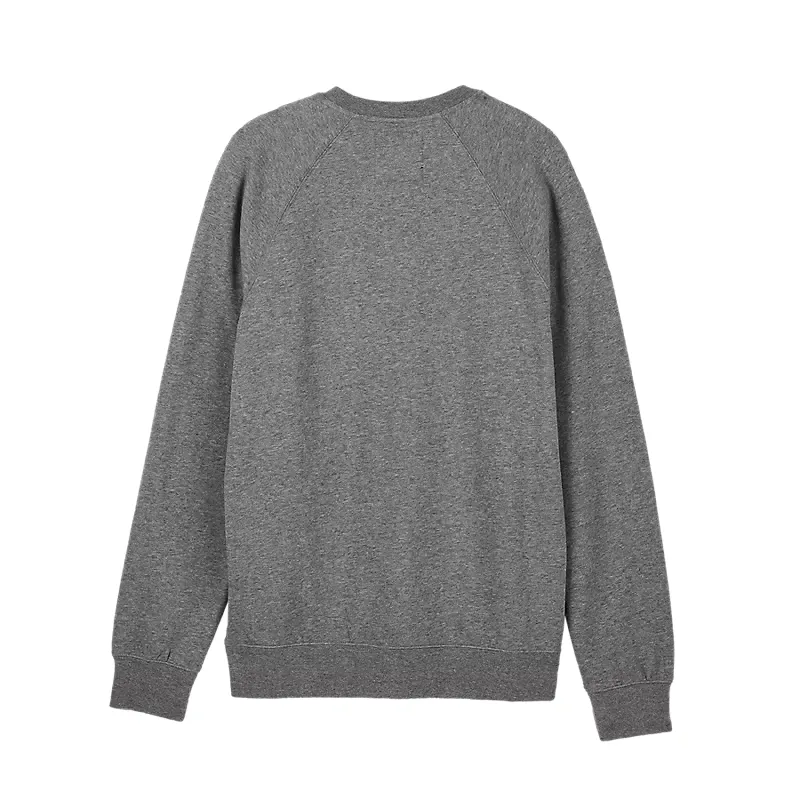 Fox Absolute Crew Fleece Sweatshirt Heather Graphite Grey-1