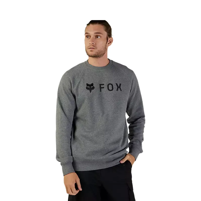 Fox Absolute Crew Fleece Sweatshirt Heather Graphite Grey-2