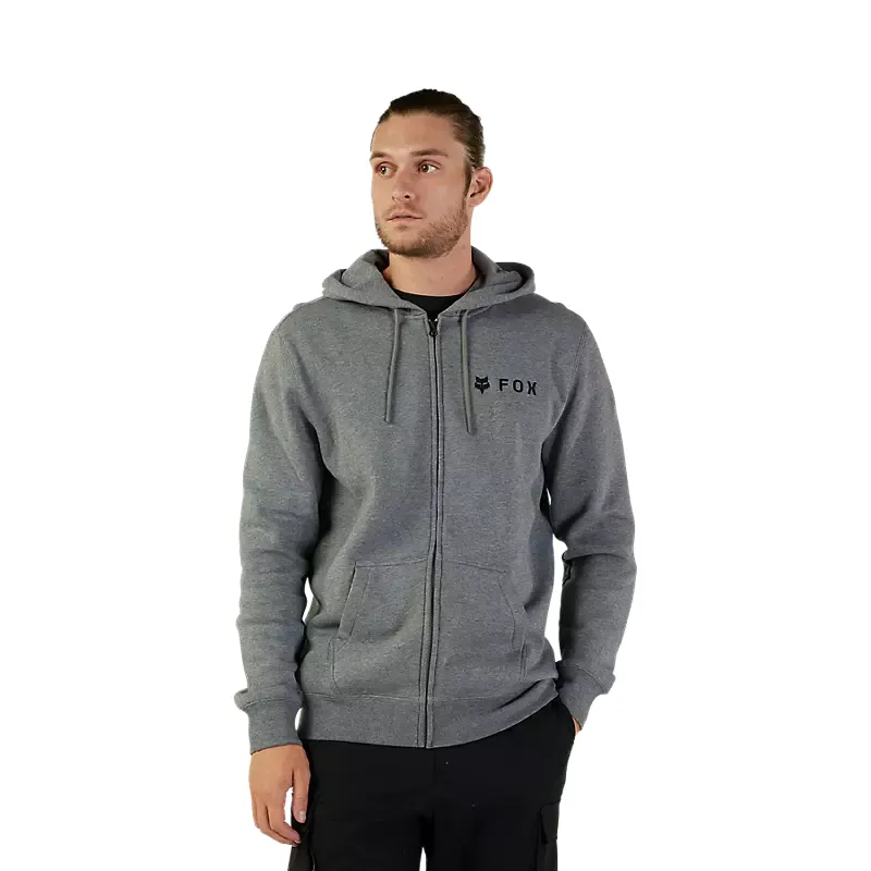 Fox Absolute Zip Hoodie Heather Graphite Grey-2