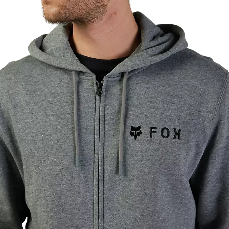Fox Absolute Zip Hoodie Heather Graphite Grey-5
