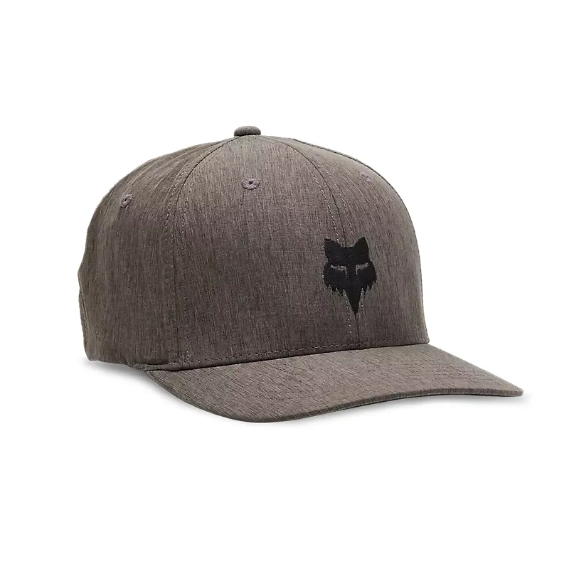 Fox Fox Head Select Flexfit Hat Black Charcoal