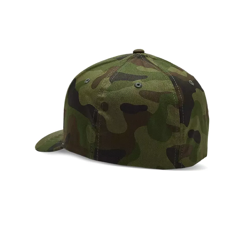 Fox Fox Head Flexfit Hat Green Camo-1