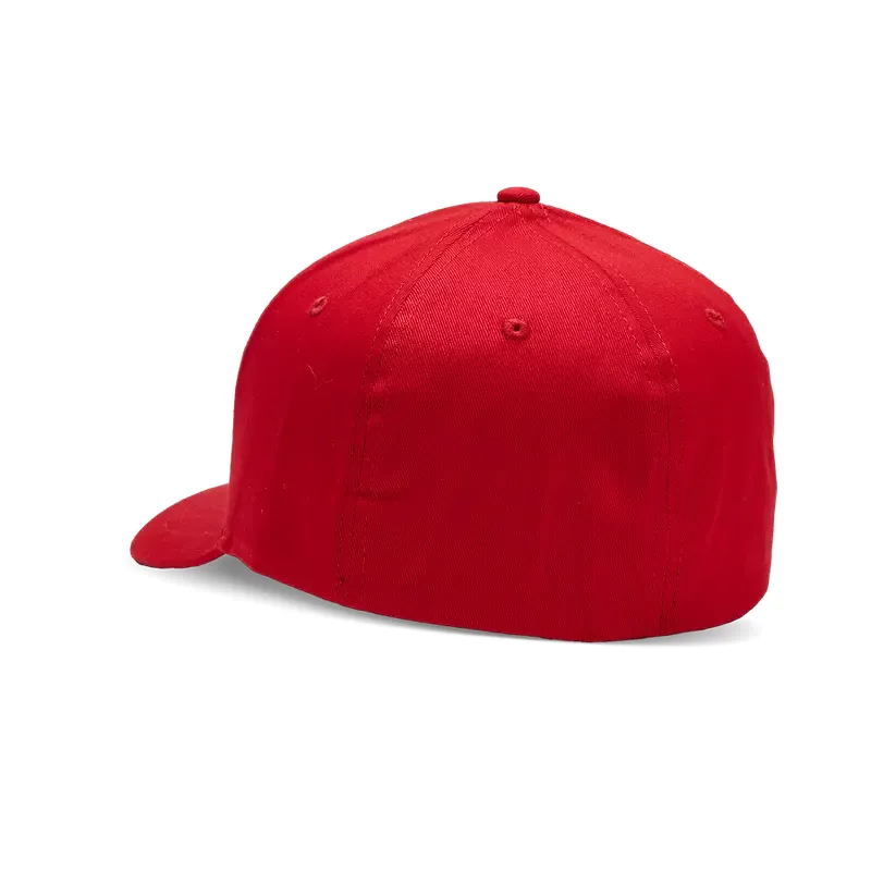 Fox Fox Head Flexfit Hat Flame Red-1