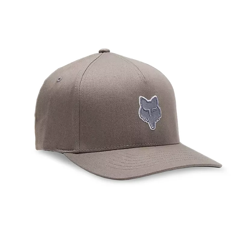 Fox Fox Head Flexfit Hat Steel Grey