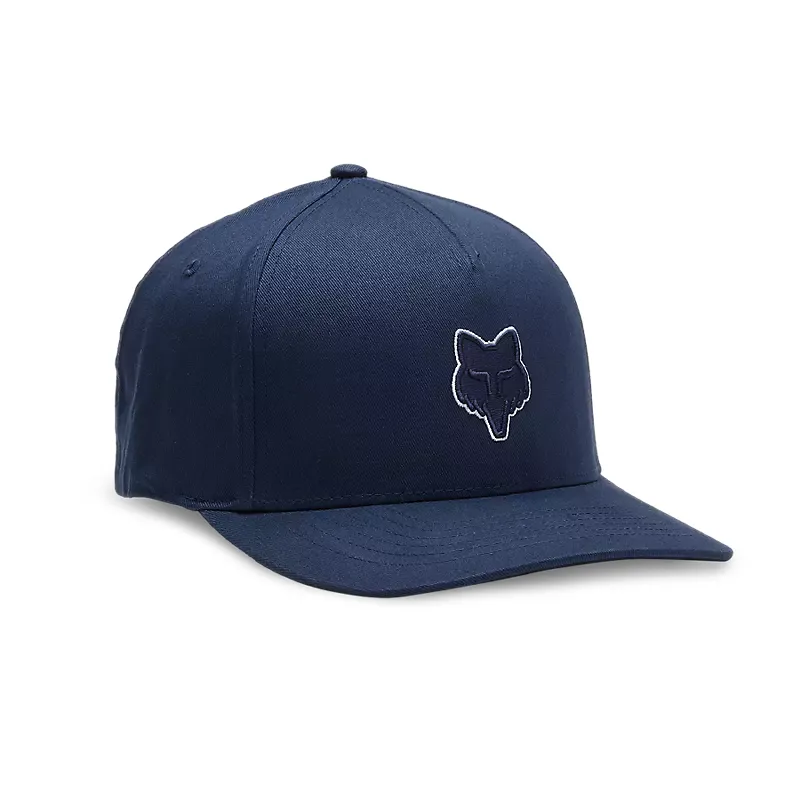 Fox Fox Head Flexfit Hat Midnight Blue