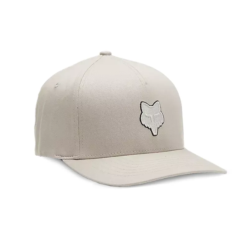 Fox Fox Head Flexfit Hat Vintage White