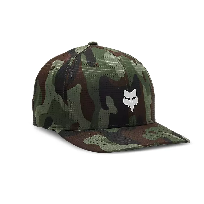 Fox Fox Head Camo Tech Flexfit Hat Green Camo