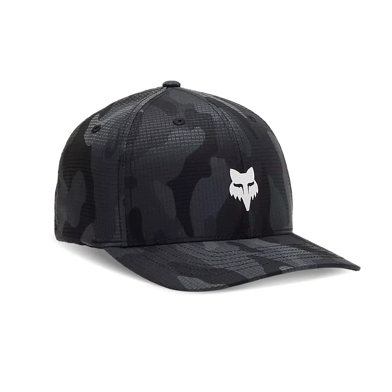 Fox Fox Head Camo Tech Flexfit Hat Black Camo