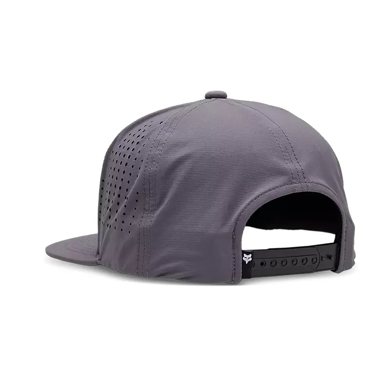 Fox Non Stop Tech Snapback Hat One Size Steel Grey-1