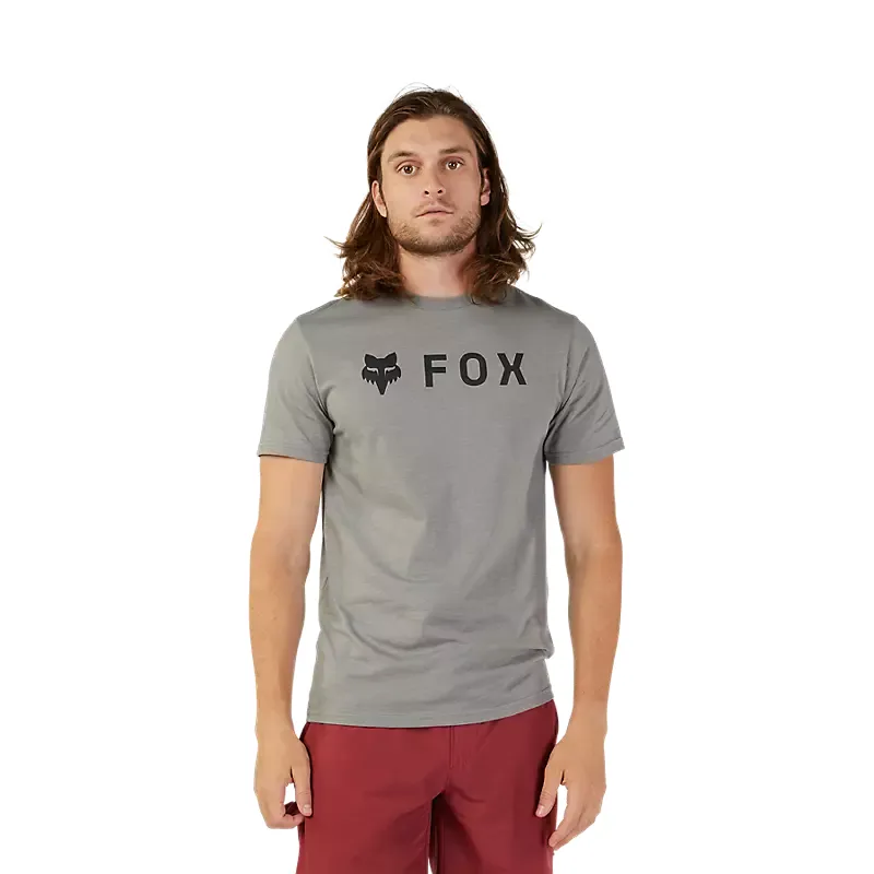Fox Absolute Premium Short Sleeve Tee Heather Graphite Grey-1