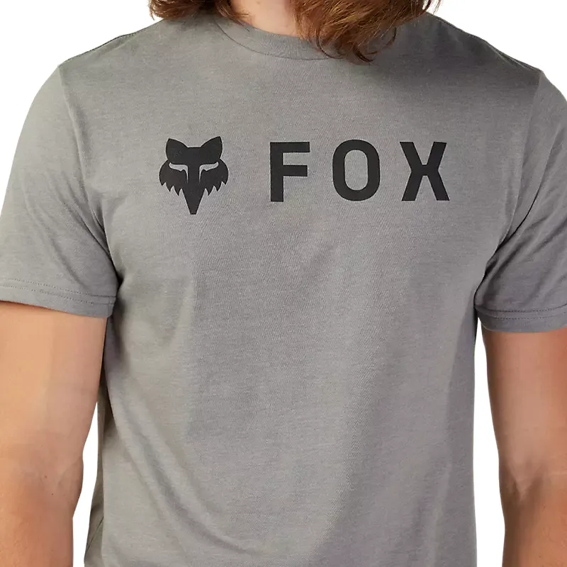 Fox Absolute Premium Short Sleeve Tee Heather Graphite Grey-3
