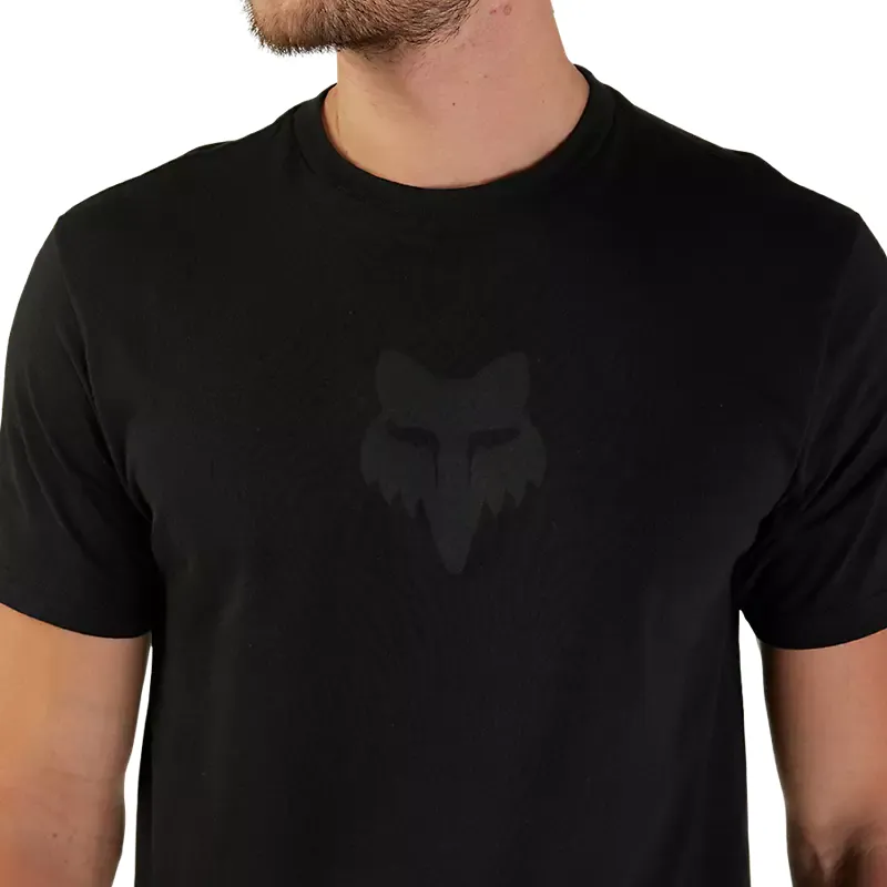 Fox Fox Head Premium Short Sleeve Tee Black/ Black-4