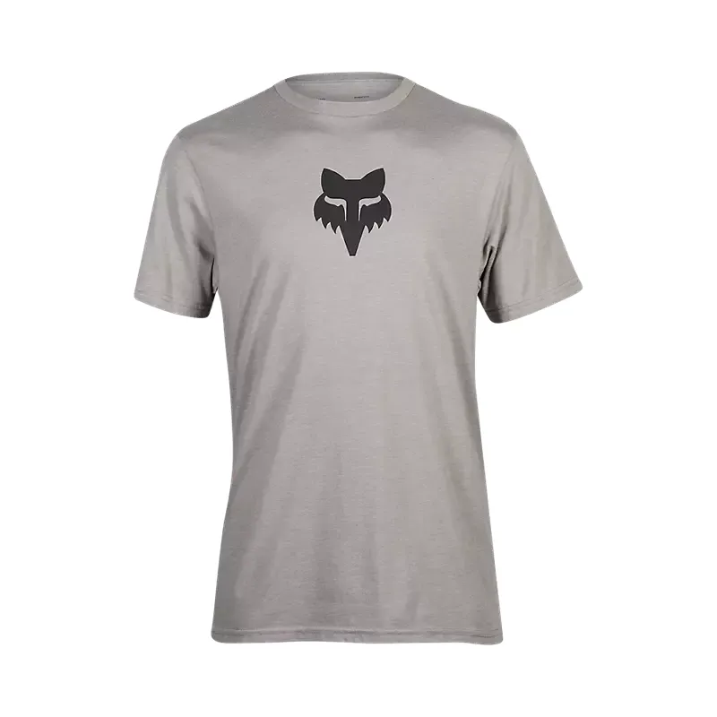 Fox Fox Head Premium Short Sleeve Tee Heather Graphite Grey