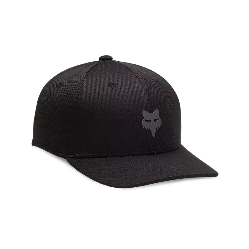 Fox Youth Lithotype 110 Snapback Hat One Size Black