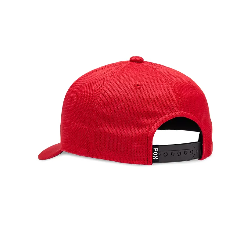 Fox Youth Lithotype 110 Snapback Hat One Size Flame Red-1