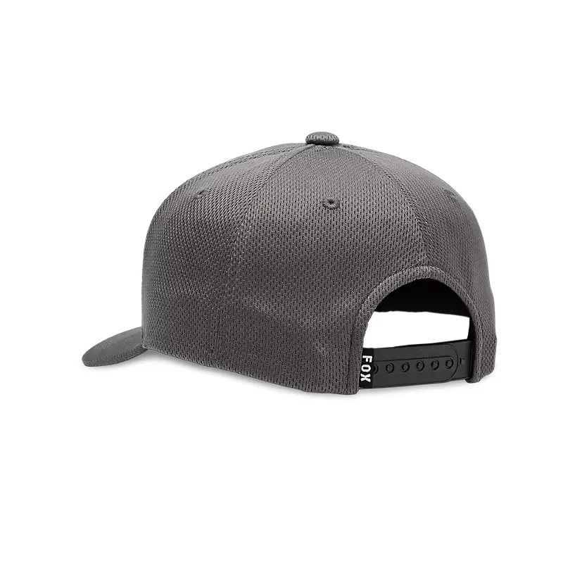 Fox Youth Lithotype 110 Snapback Hat One Size Steel Grey-1