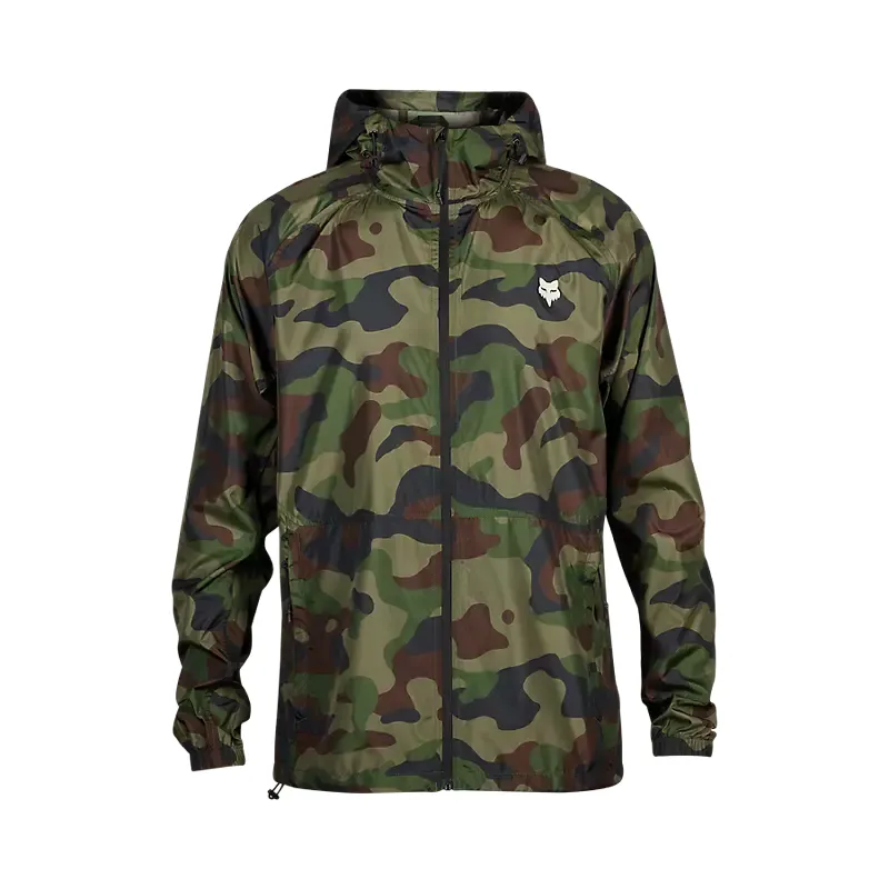 Fox Fox Head Camo Windbreaker Jacket Green Camo