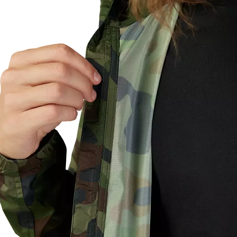 Fox Fox Head Camo Windbreaker Jacket Green Camo-9