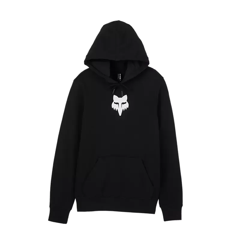 Fox Womens Fox Head Fleece Pullover Hoodie Black