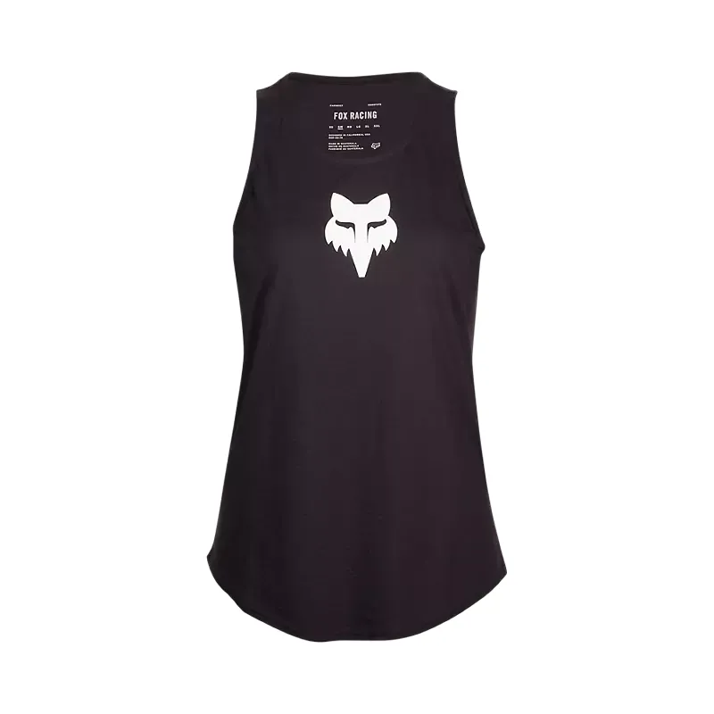Fox Womens Fox Head Tank Top Black