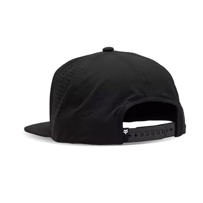 Fox Wordmark Tech Snapback Hat One Size Black-1